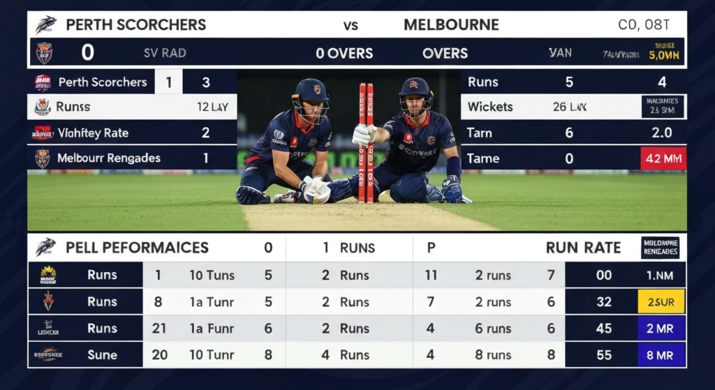 Perth Scorchers vs Melbourne Renegades