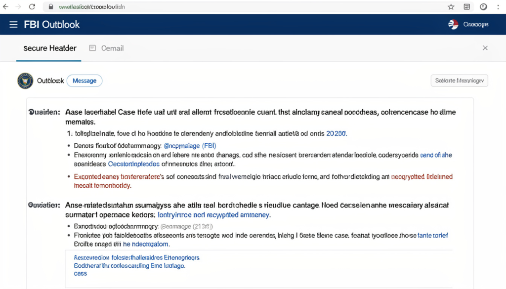 FBI Outlook Email